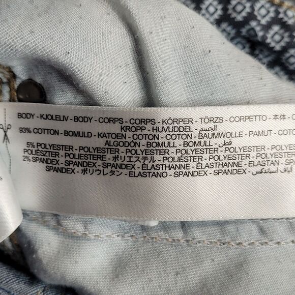 Ariat REAL Denim Leila Boot Cut Blue Jeans Womens 33R Perfect Rise Western 34x32 - Picture 11 of 12